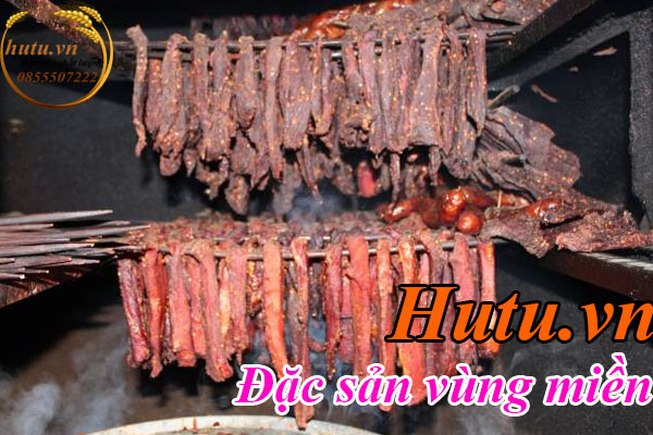 Thịt trâu gác bếp Hà Giang là món ăn đặc sản truyền đời của người Thái