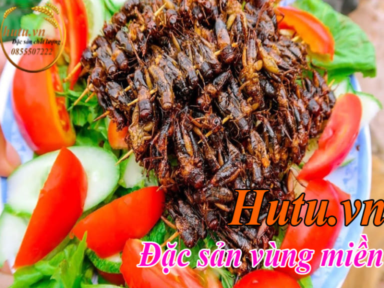 Dế Chiên Kon Tum đặc Sản Ngon Lạ Miệng - Hutu.vn - Đặc Sản Vùng Miền 