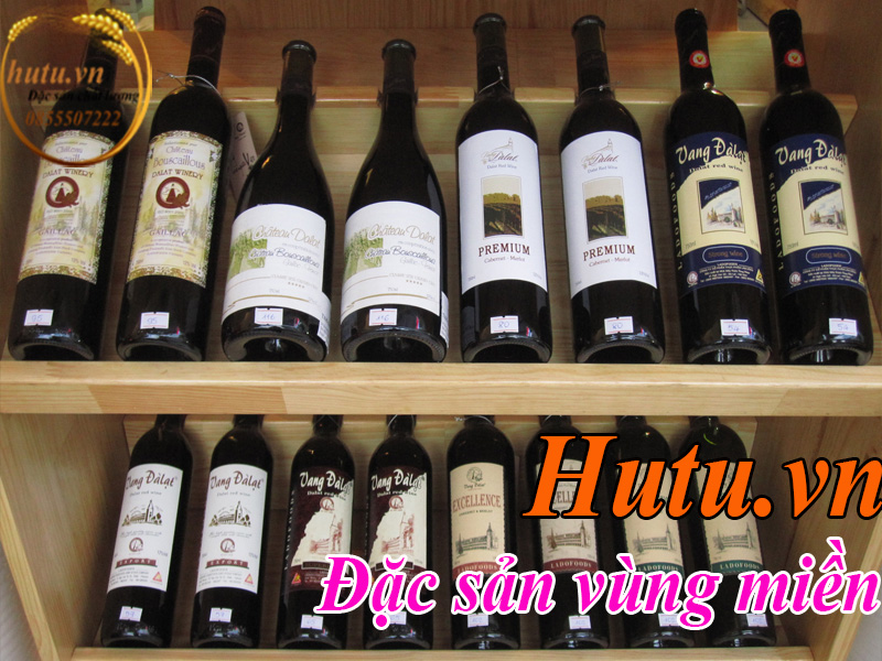 Rượu vang đặc sản Đà Lạt bán rất chạy trên thị trường